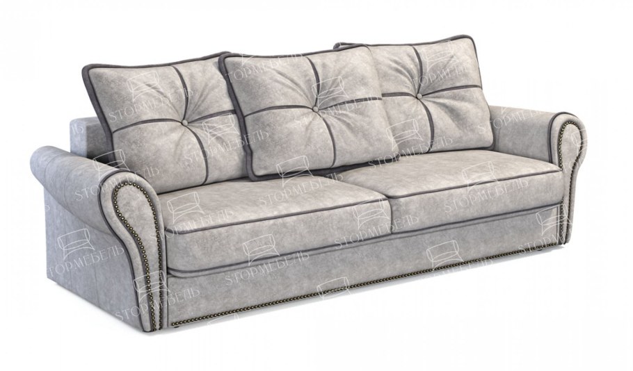 Диван прямой Болонья White еврокнижка