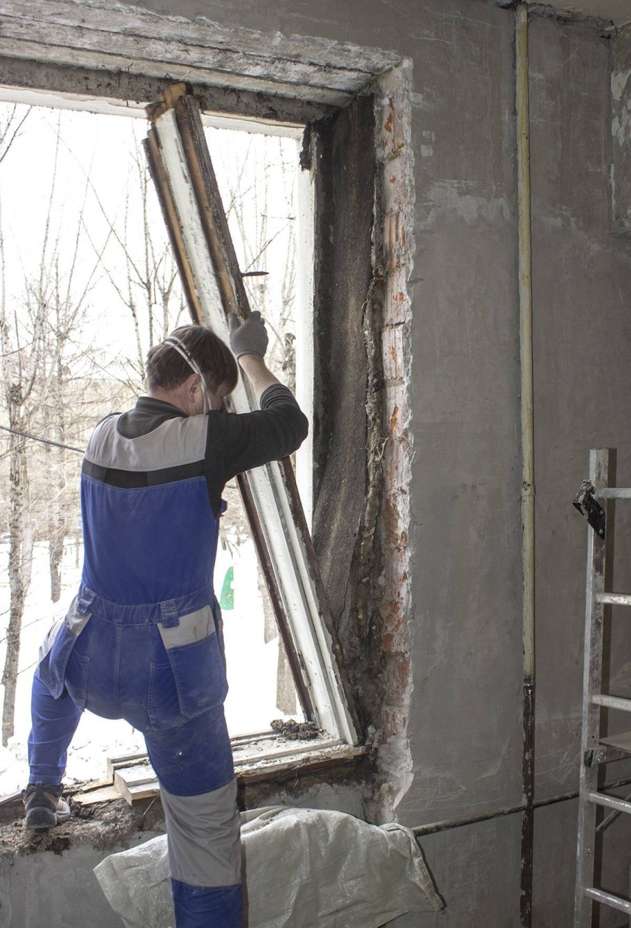 Подготовка оконного проема