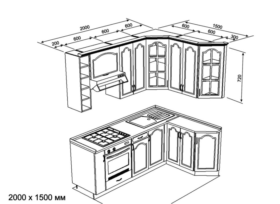 Кп42 кухня чертеж Мхобби