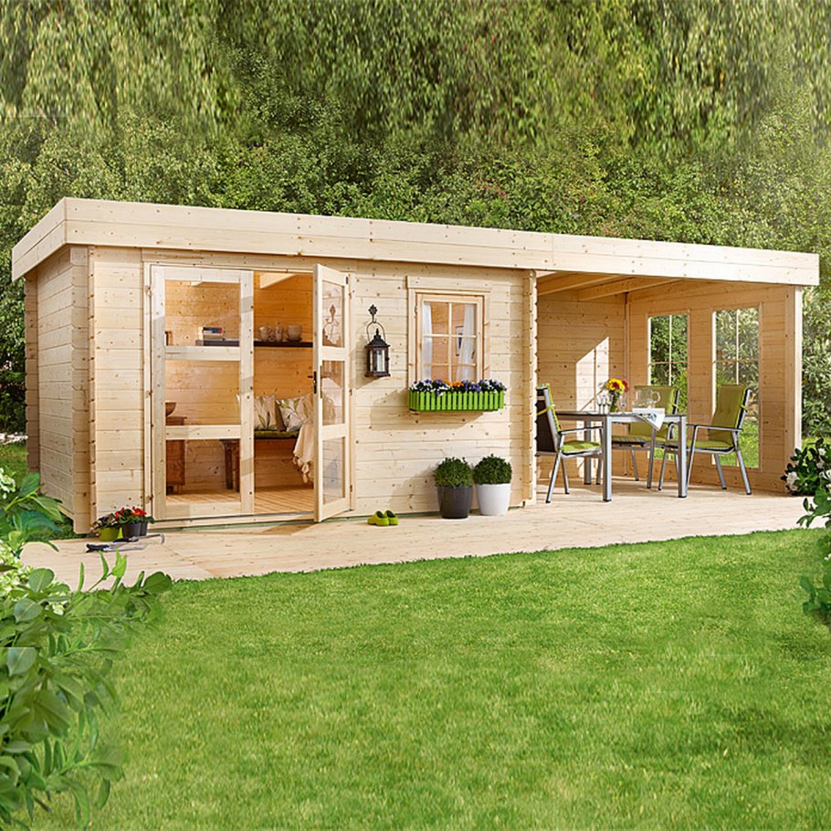 Летняя кухня с верандой