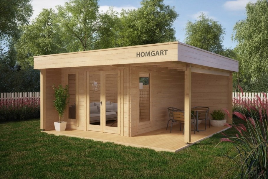 Одноэтажный летний домик