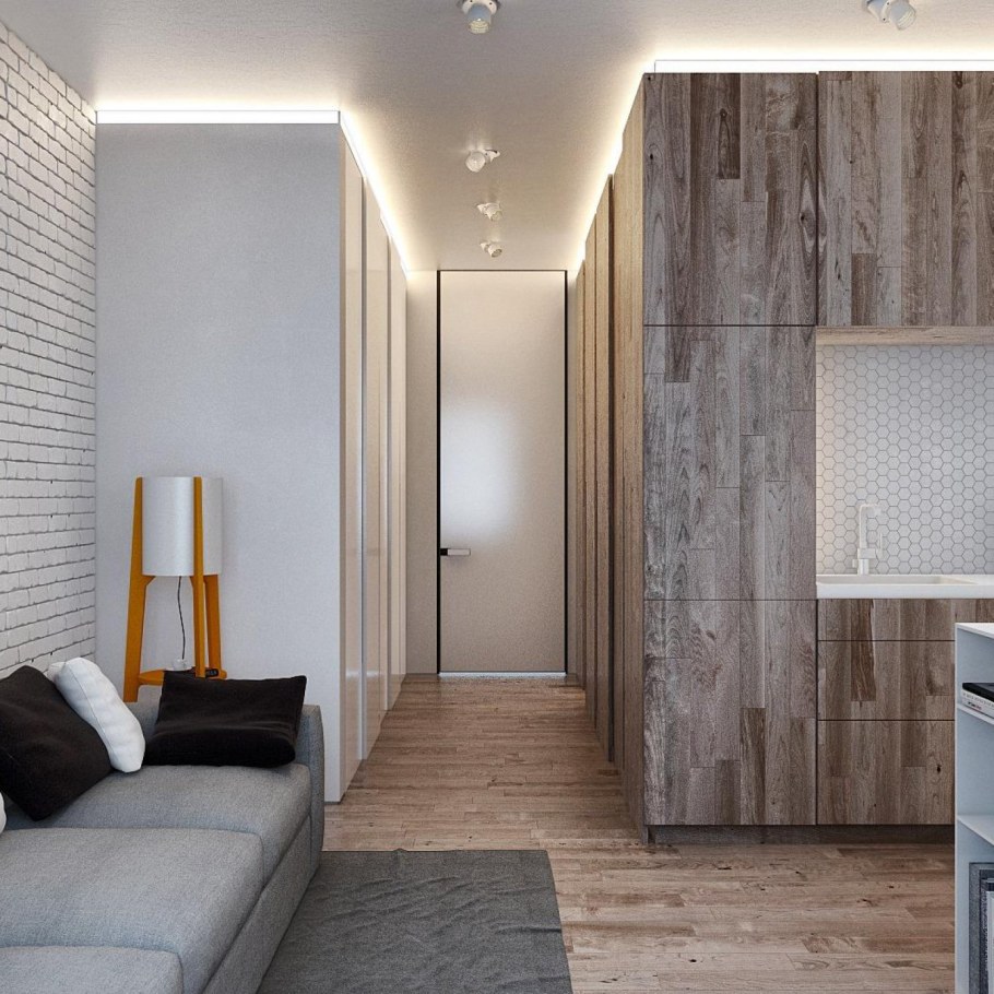 Отделка квартиры студия 23м кв