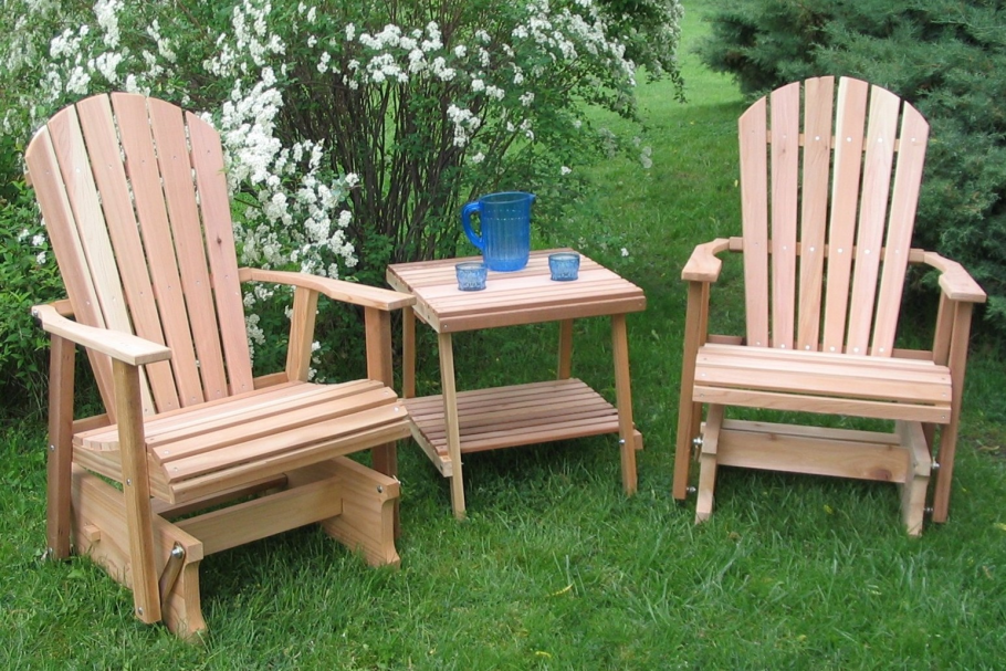 Садовая мебель из дерева
