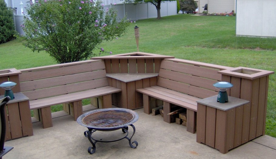 Стол для дачи уличный деревянный