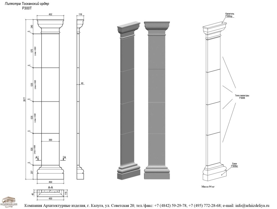 Римско-дорический ордер Рим