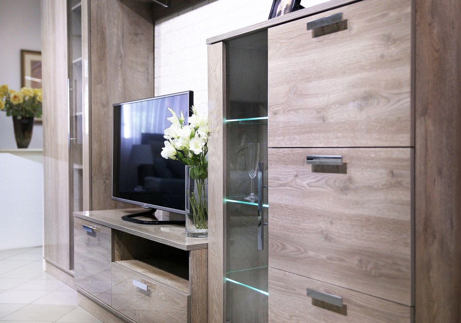 Гостиная Сидней индийский дуб