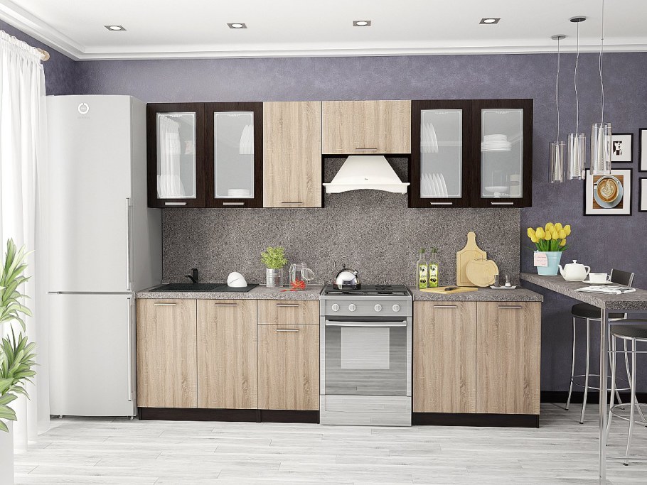 Кухня Виват лофт венге