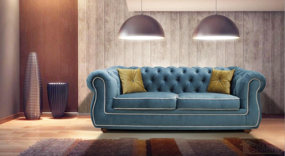 Диван Честер на кухне