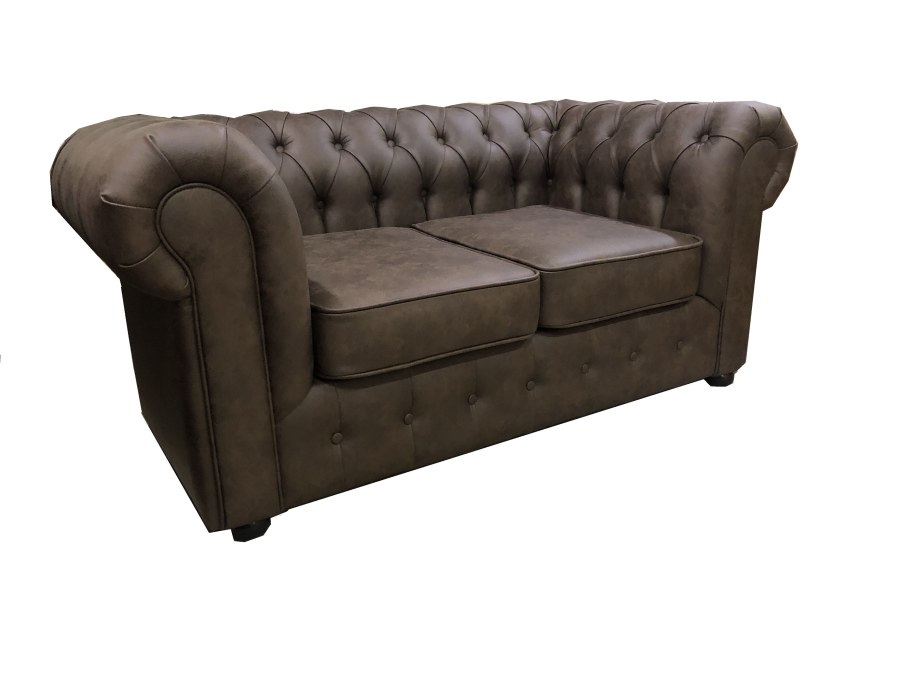 Диван Честер фиолетовый