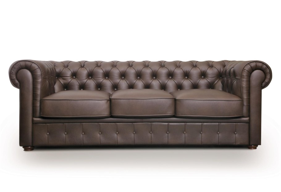 Диван Честер в рогожке