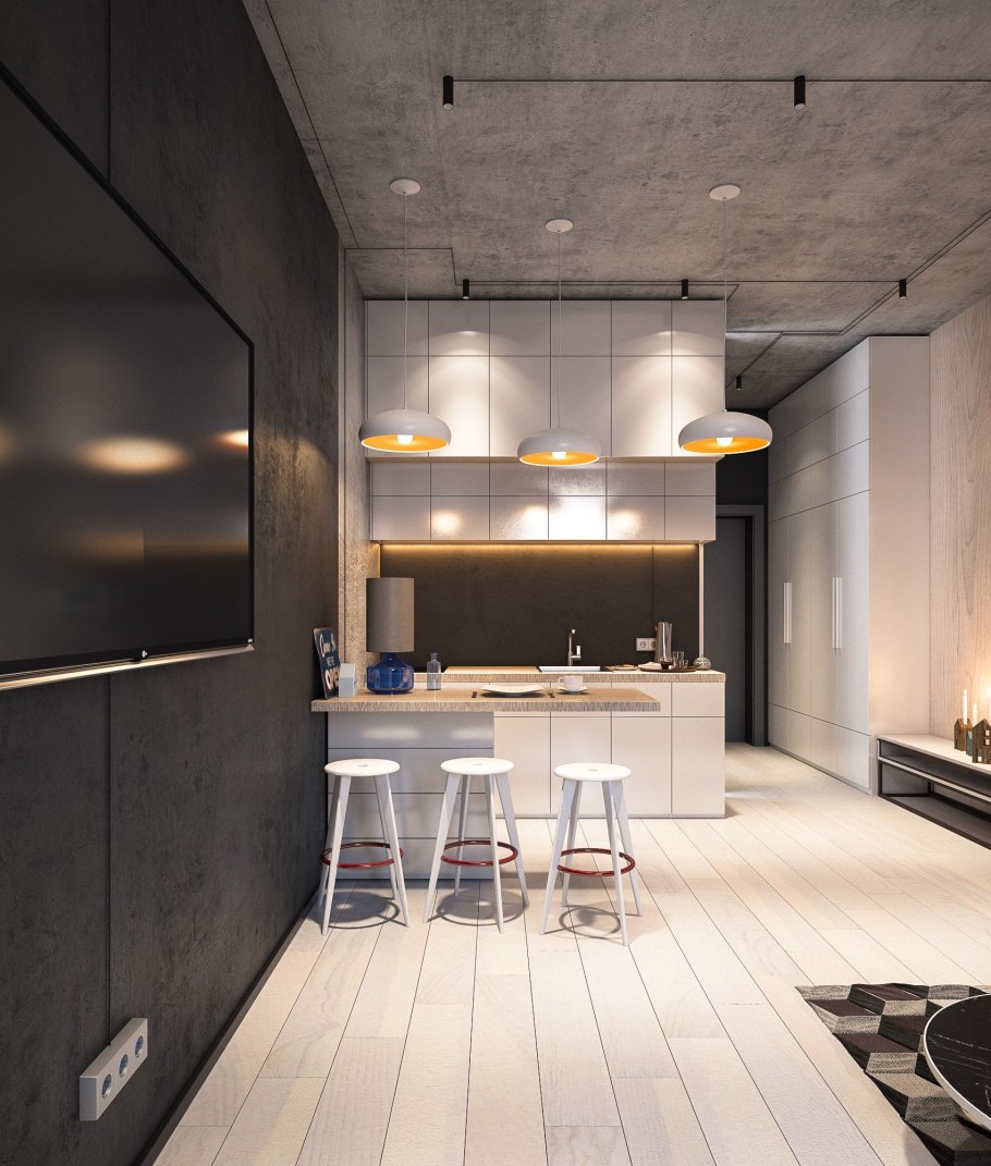 Интерьер однушки 33 кв.м