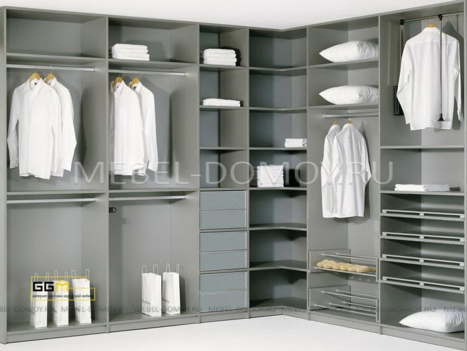 Гардеробные Размеры