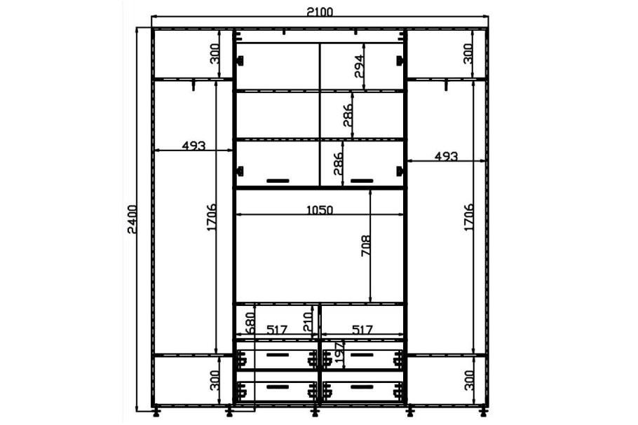 Шкаф металлический Atlantic ip55 ik10 ral7035 600x400x200 вертикальный