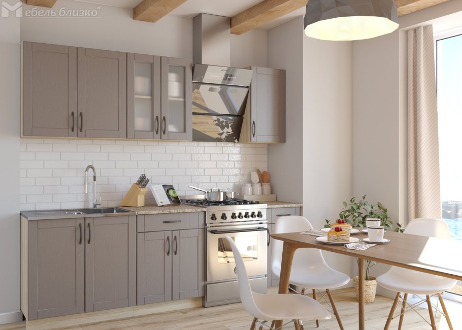 Спальня в серо бежевых тонах