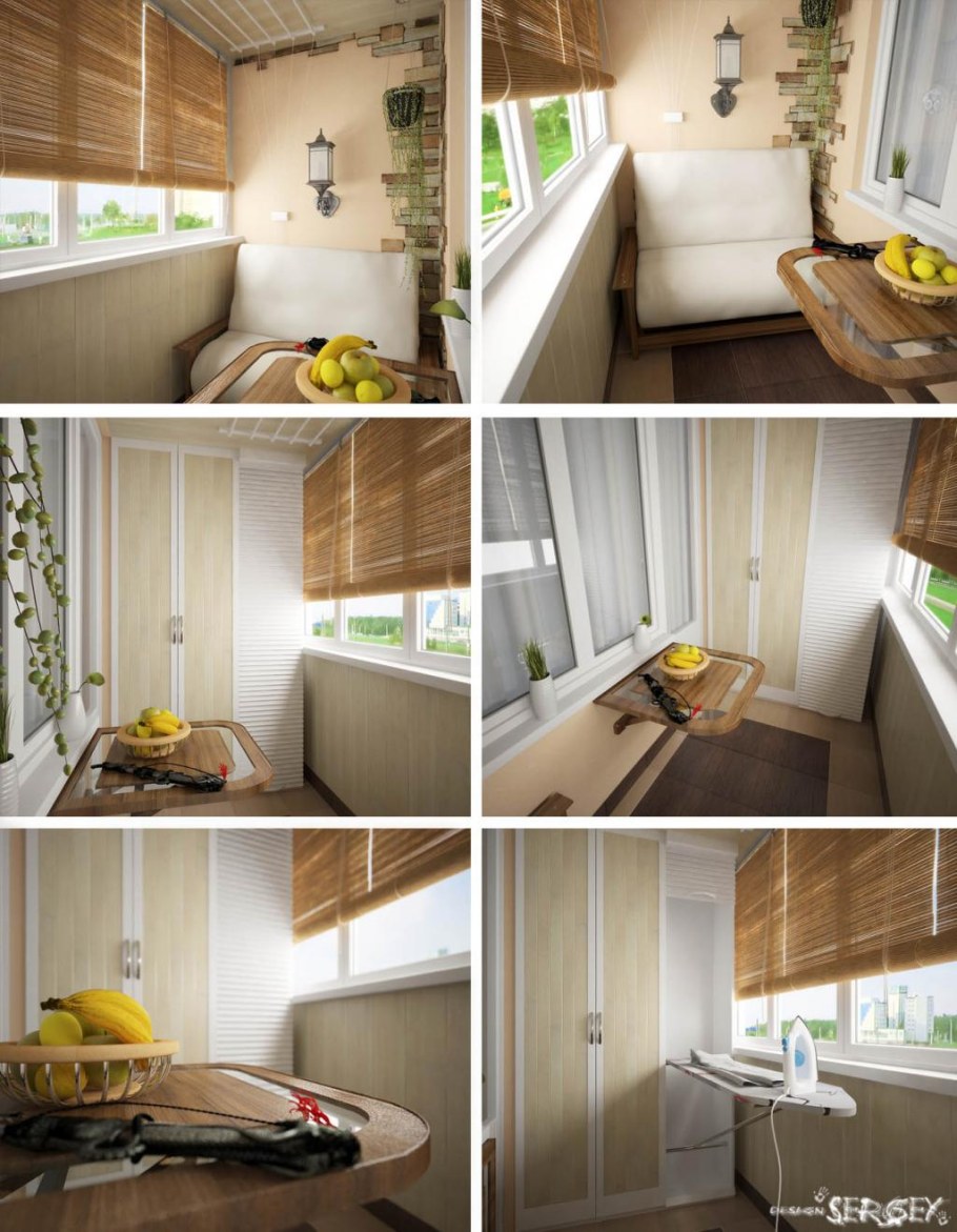 Диван на балкон с ящиком