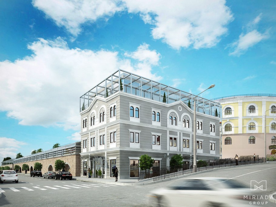 Здание в исторической застройке