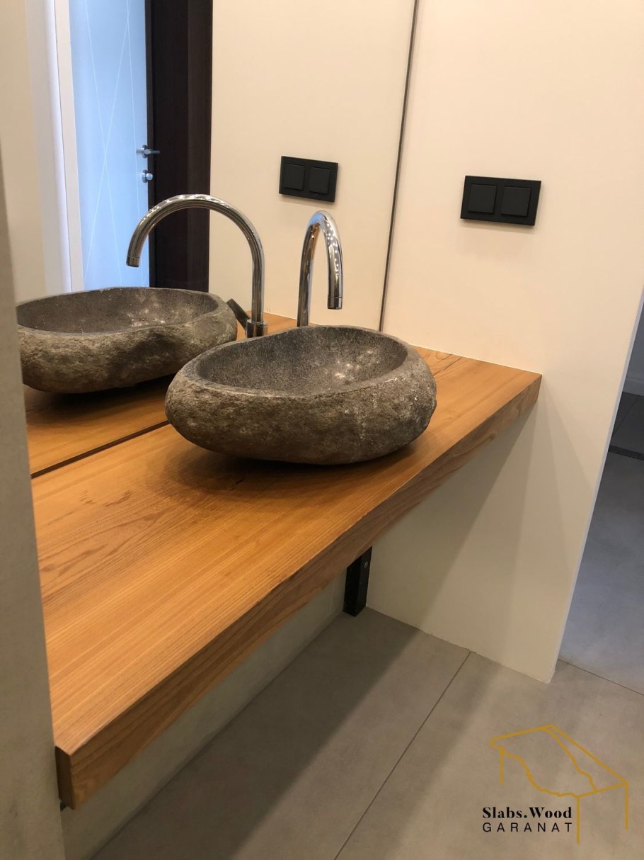 Столешницы в ванную из слэбов