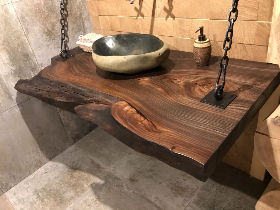 Столешница из слэба карагача