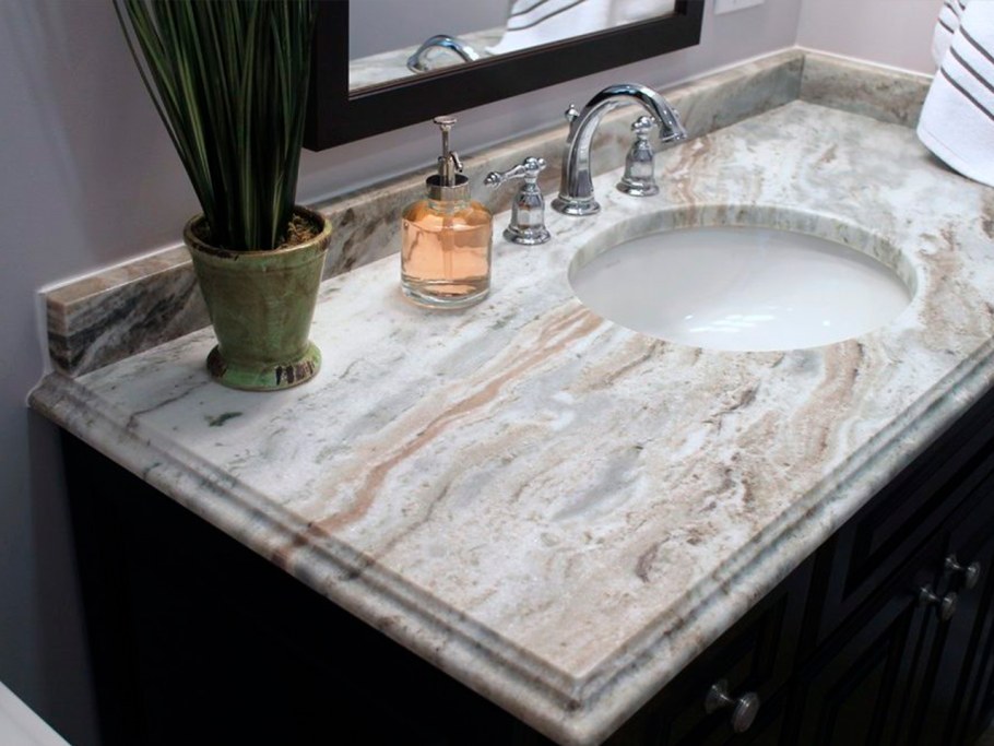 Раковина а в ванной из слэба