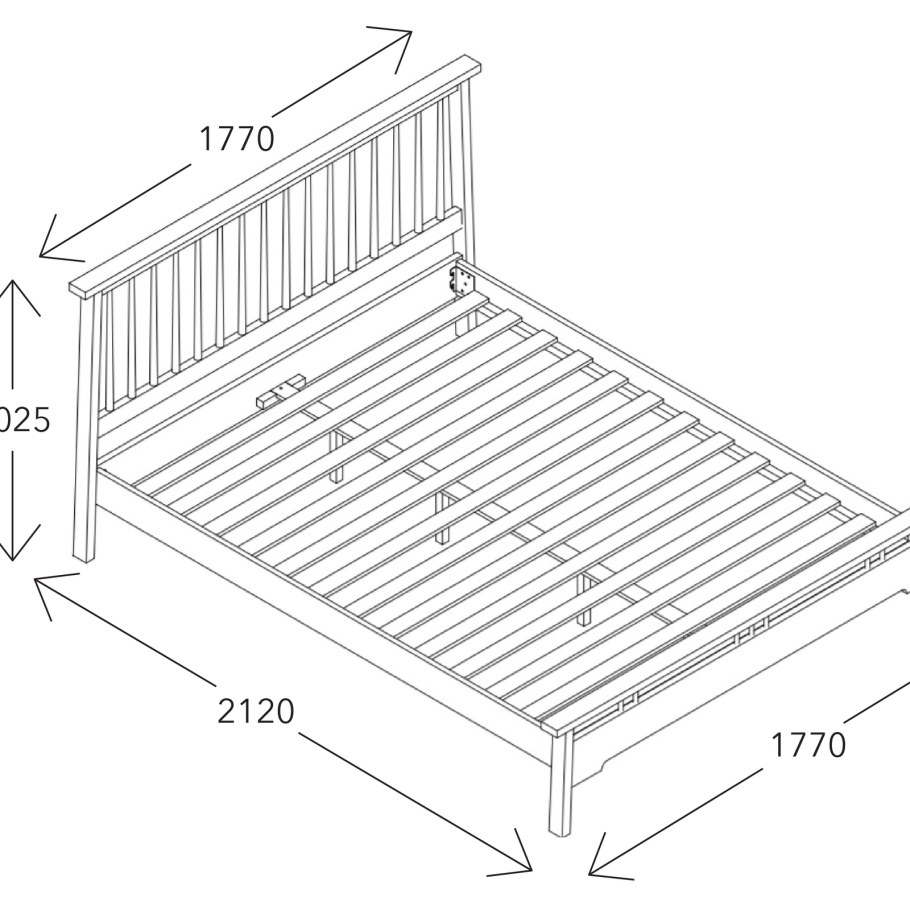 Размер каркаса кровати для матраса 80 на 200