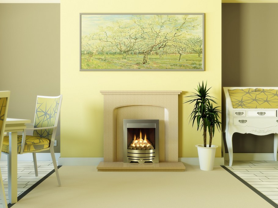 Камин в интерьере