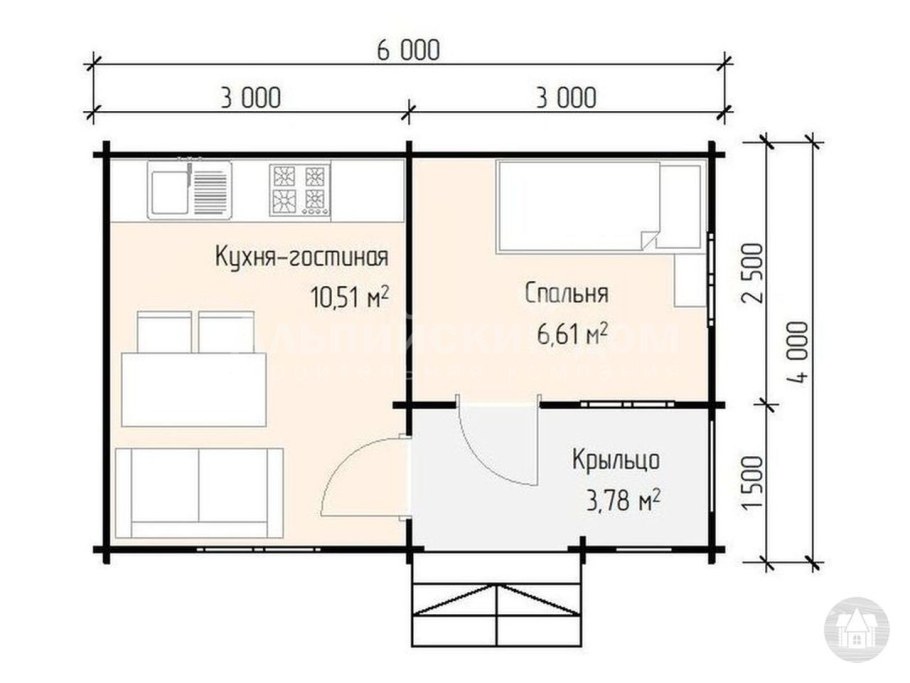 Уютная Берлога садовый домик