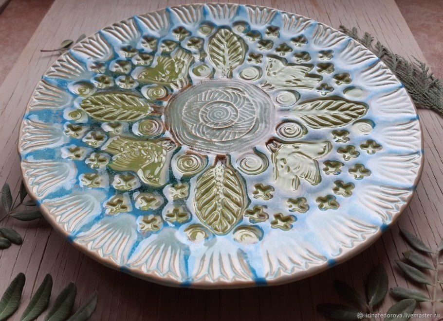Глазурование тарелки