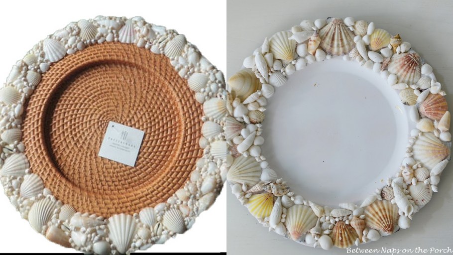 Тарелка из ракушек