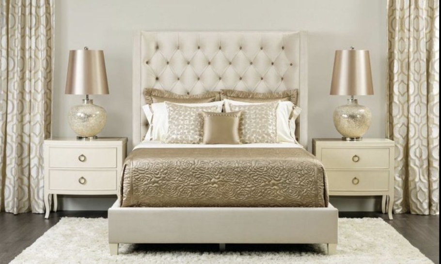 Мягкие панели на стену в спальню