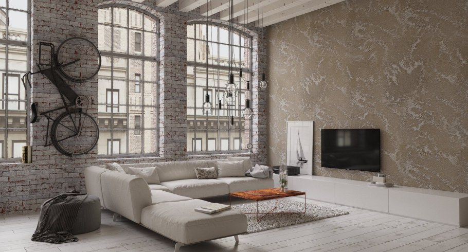 Штукатурка лофт травертин