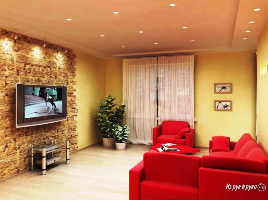 Отделка комнаты в квартире