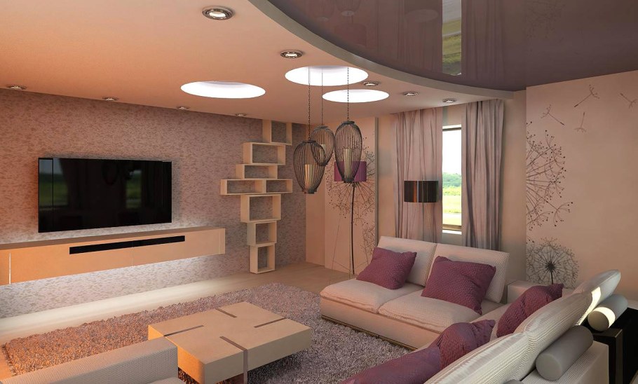 Варианты ремонта гостиной