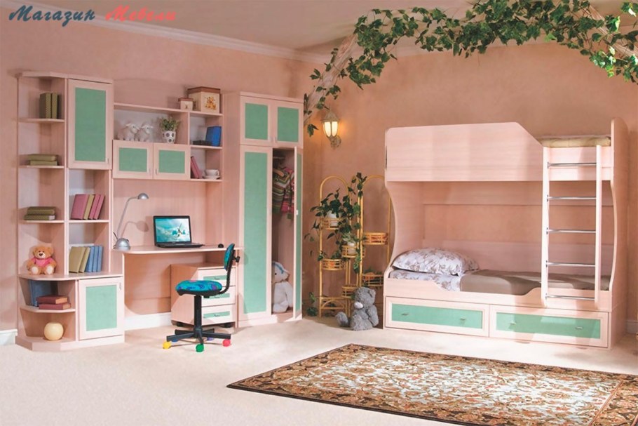 Лазурит детская мебель Тиана