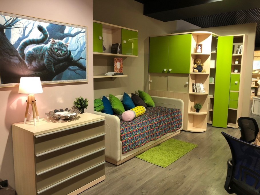 Мебель Тиана лазурит в интерьере