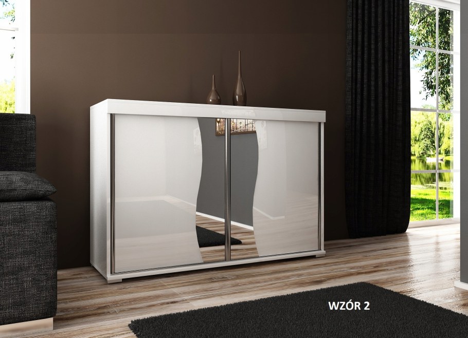 Тумба с раздвижными дверцами