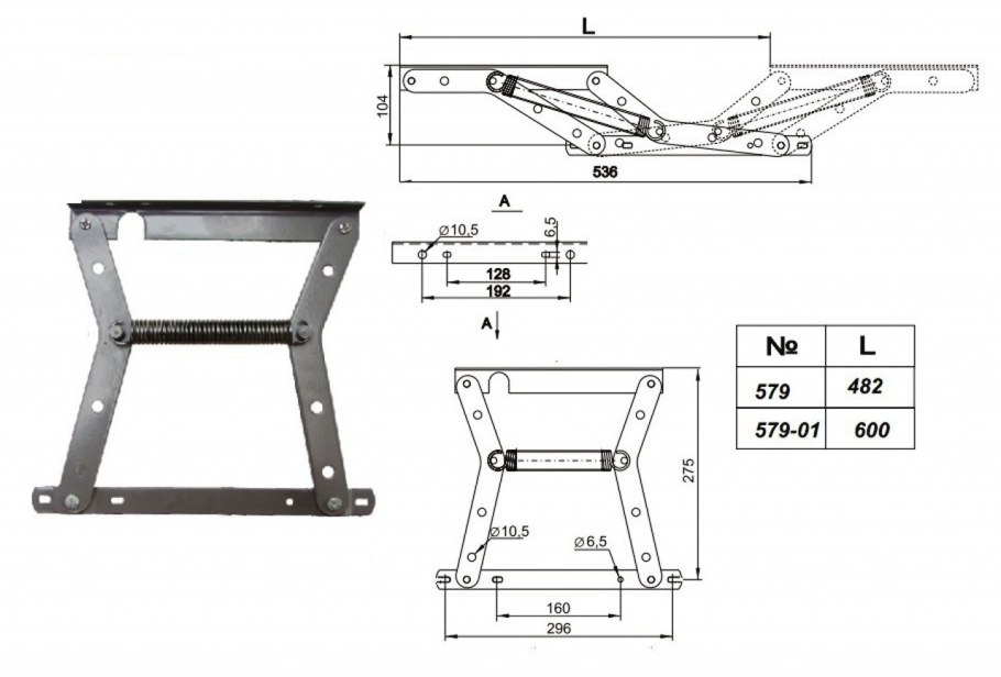 Механизм пантограф тик-так