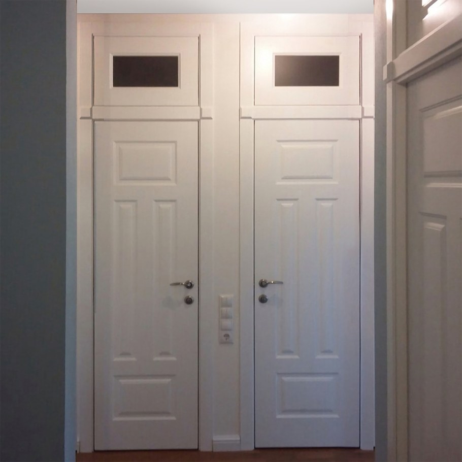 Межкомнатные двери с фрамугой над дверью