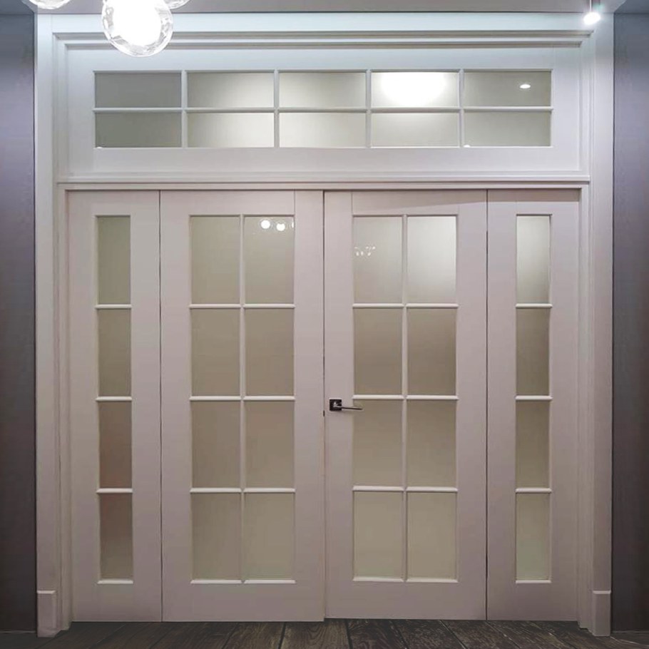 Раздвижные двери с фрамугой