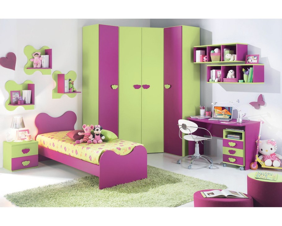 Цветная детская мебель