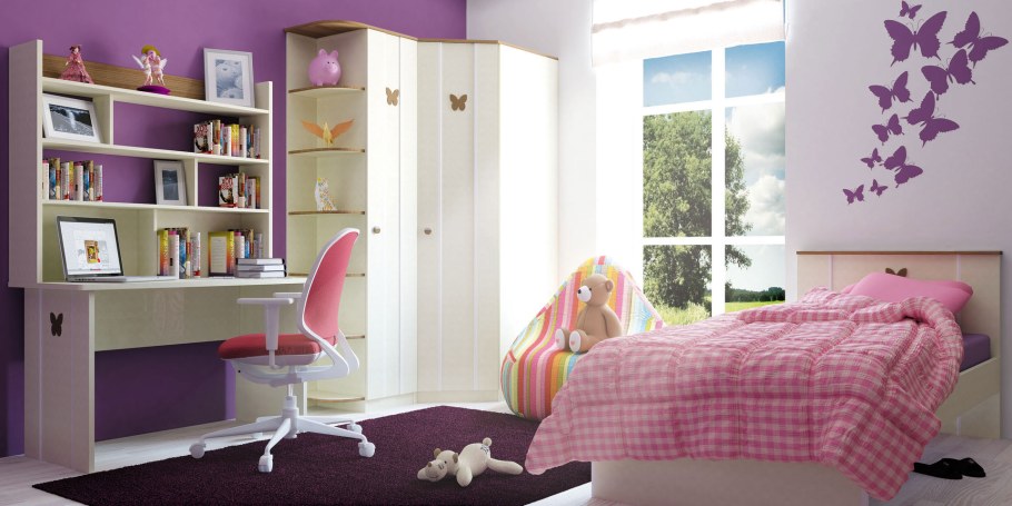 Детская мебель в розовых тонах