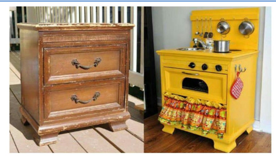 Старый стул со спинкой