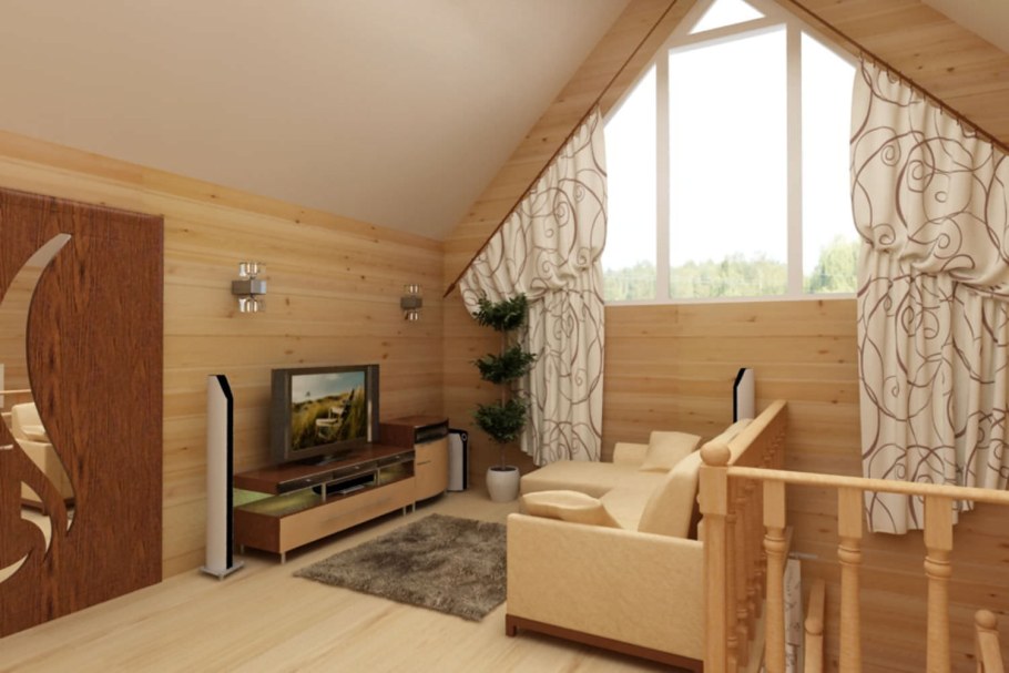 Дачный домик изнутри