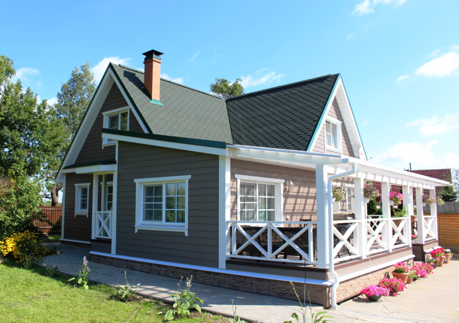 Фасады каркасных домов