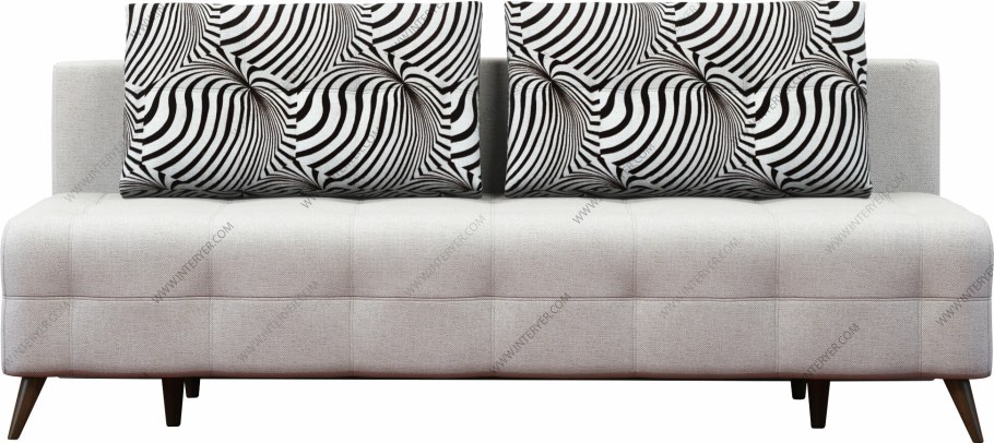 Диван с зебрами на подушках