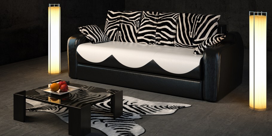 Диван книжка Зебра