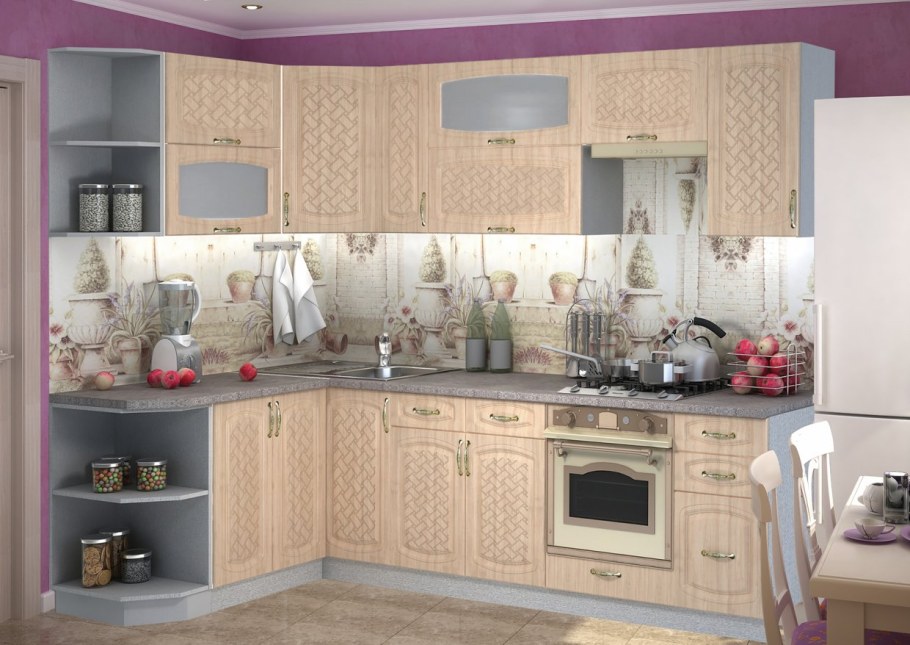 Сурская мебель кухни Сити анегри