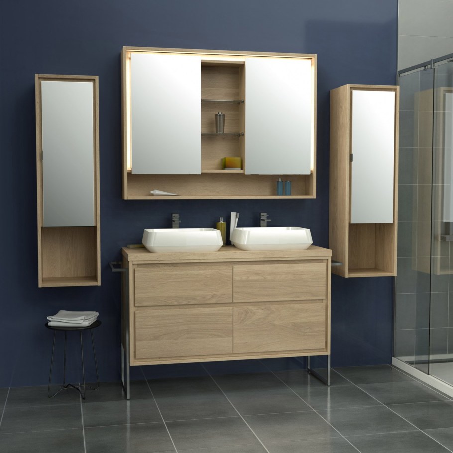 Леруа Мерлен мебель для ванной комнаты