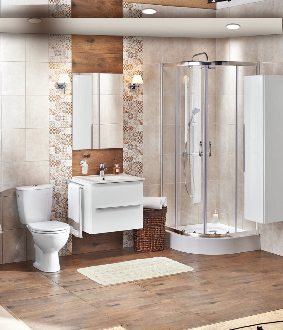 Модульная мебель для ванной Леруа