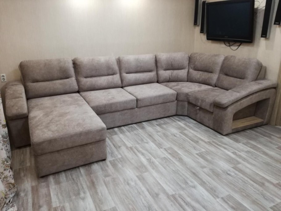 Диван Леон с оттоманкой (2900*860*1800) СП