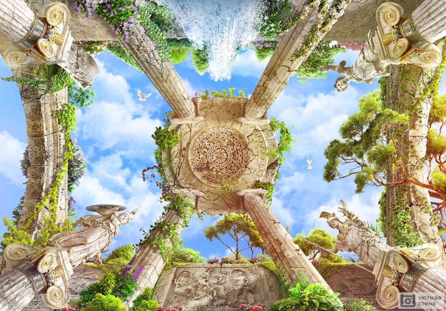 Фотообои на потолок